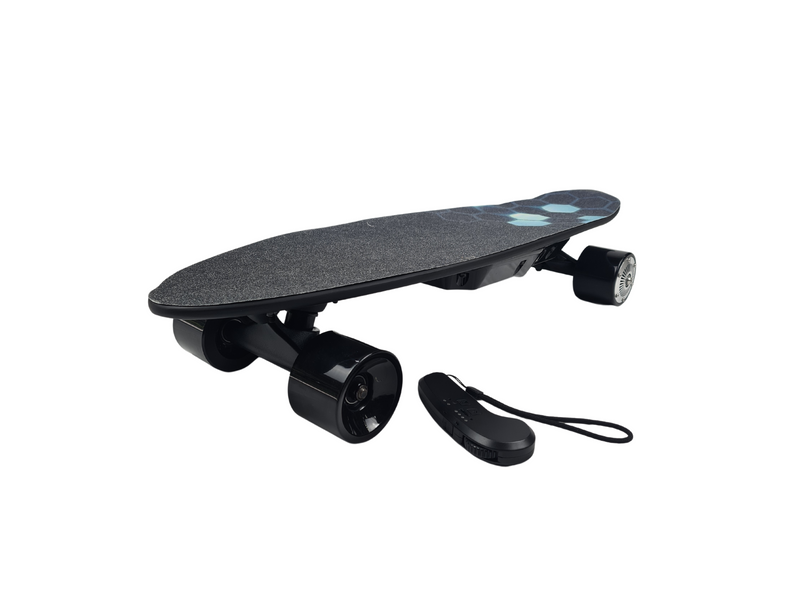 Blue Honeycomb Single Drive Skateboard