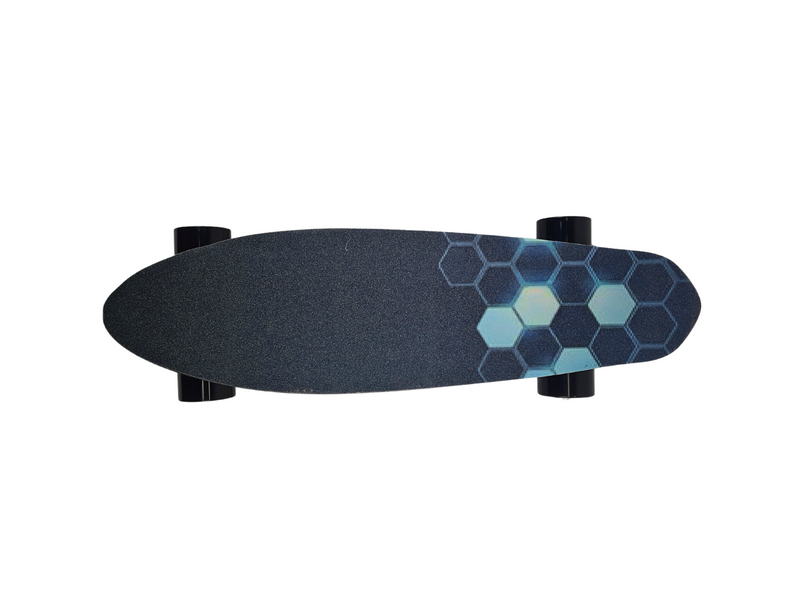 Blue Honeycomb Single Drive Skateboard