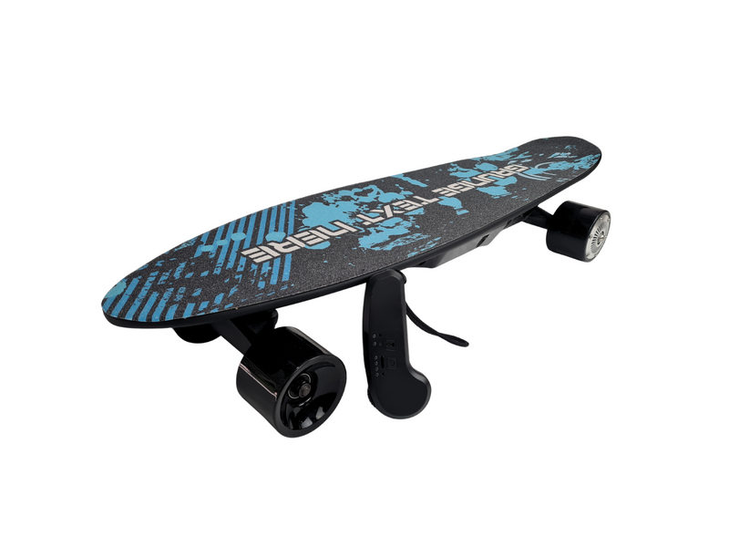 Blue Graffiti Single Drive Skateboard