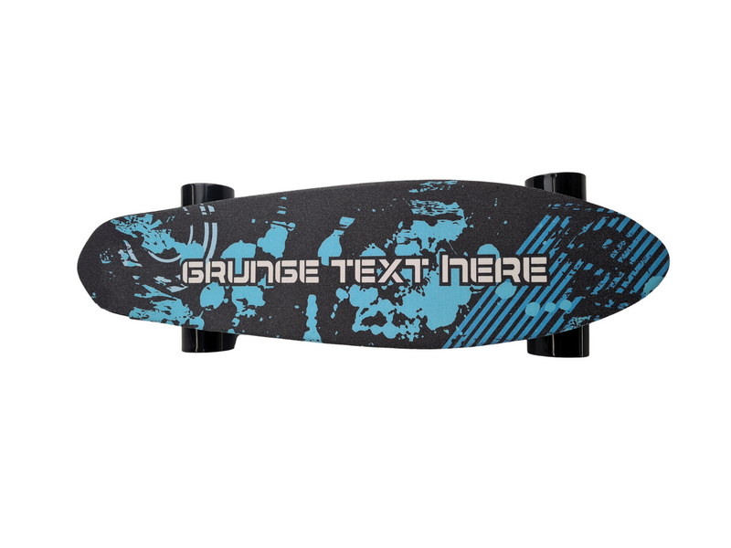 Blue Graffiti Single Drive Skateboard